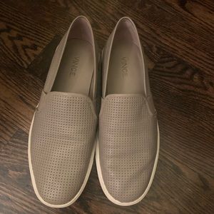 Vince size 7.5 usd flats beige/tan colour